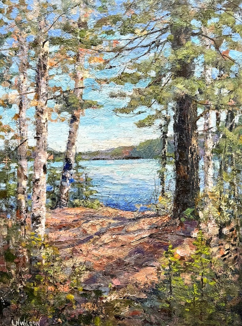 Window on the Bay - 24 x 18 in. wide - Oil on Canvas 